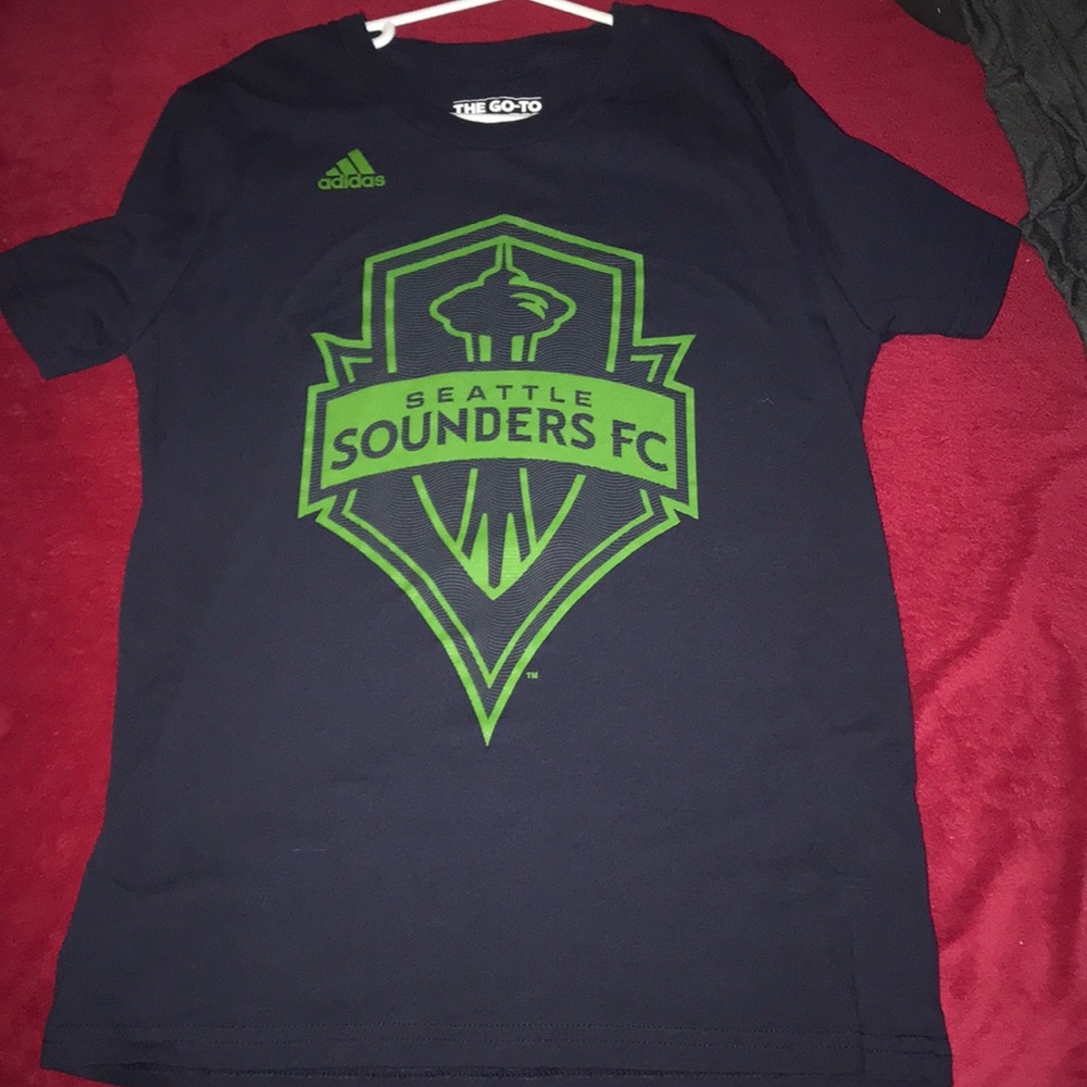 Adidas Blue Seattle Sounders Tee